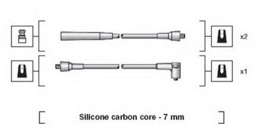 MAGNETI MARELLI 941318111063 -  Комплект проводов зажигания